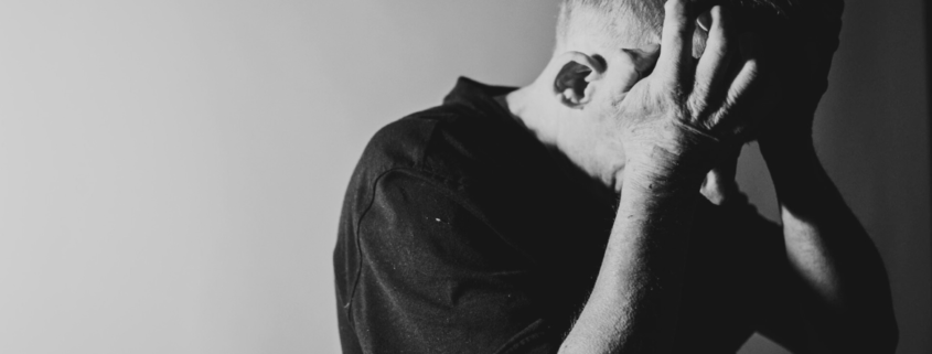 depresyjny mężczyzna